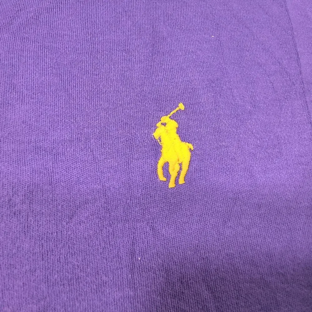 Polo by Ralph Lauren Short Sleeve Collared Polo Shirt Mens Size Medium M Purple